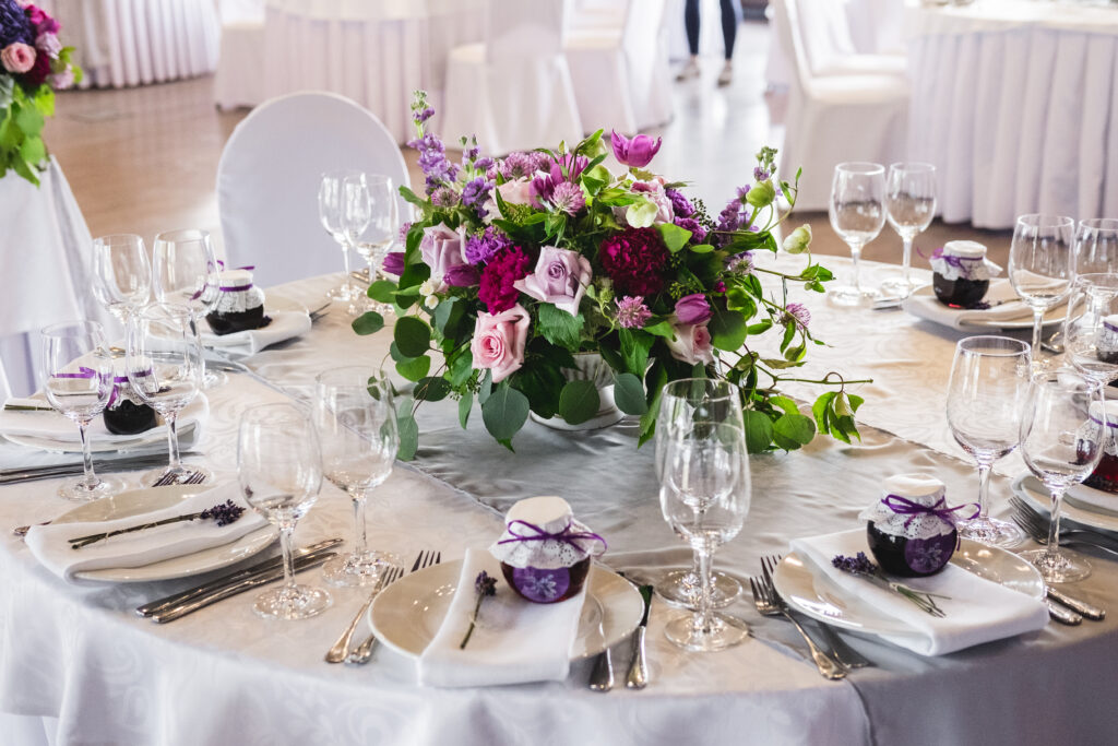 wedding purple color palette