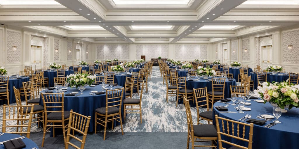 The Marquee Ballroom at Nemacolin - your perfect Pittsburgh wedding venue for large weddings able to host up to 900 reception attendees.